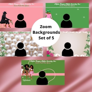Pink & Green Zoom Backgrounds, video background, Virtual Background, Pearl Background #9, Desktop Wallpaper