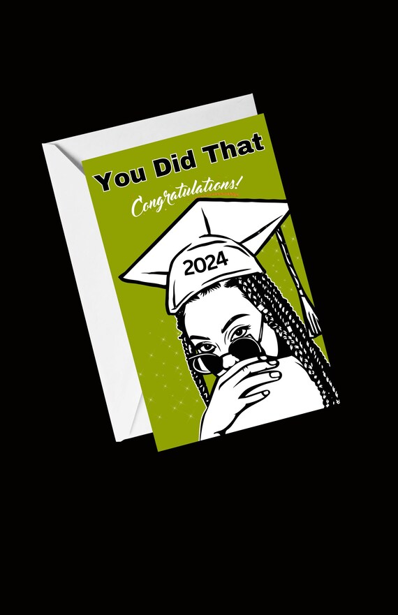 grad cards 2025 Graduation Gift Card Book Kimberly Nikole They are not compatible with the Spellbinders Glimmer Machine (or other similar hot foiling tools) 2025 Graduation Cards, African American