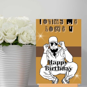 Cumpleaños - Tarjetas de cumpleaños afroamericanas para él, tarjeta de hombre negro para papá, esposo, hermano, abuelo o novio, tarjeta de felicitación