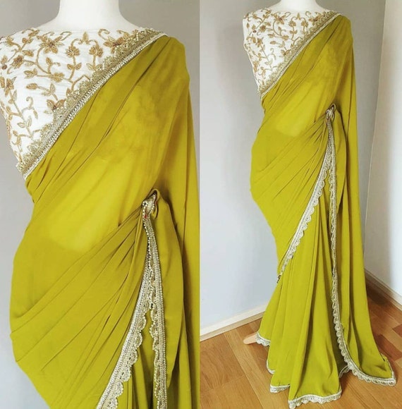 green ethnic dress
