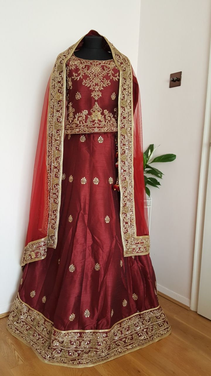 Custom Made Bridal Beautiful LEHENGA 