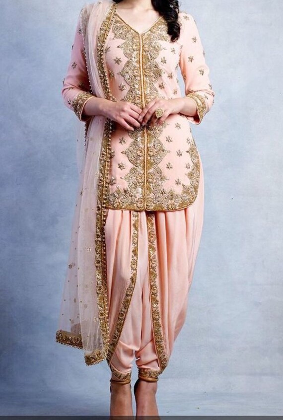 dhoti style suit