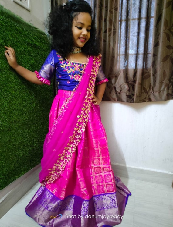 Inspired Designer Half Saree Langa Voni 