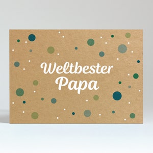 Postkarte "Weltbester Papa"