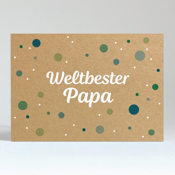 Postkarte "Weltbester Papa"