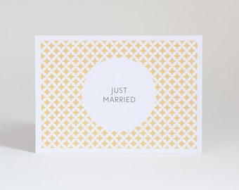 Postkarte "Just Married"