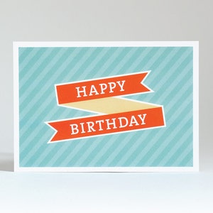 Postkarte "Happy Birthday - Band"