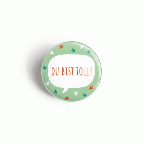 Button "Du bist toll!"