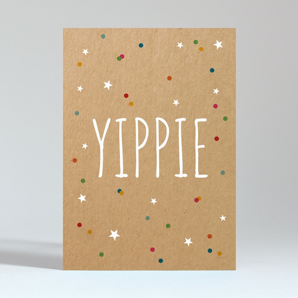 Postkarte "YIPPIE"