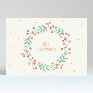 Postkarte "Zur Hochzeit"