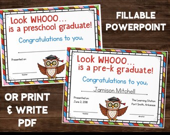 pre k diploma etsy