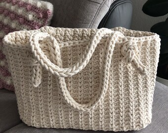 Crocheted bag/handbag/shoulder bag/shopper/bag