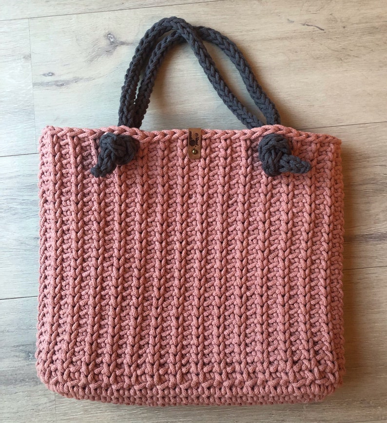 Gehäkelte Tasche/ Handtasche/ Umhängetasche Bild 1