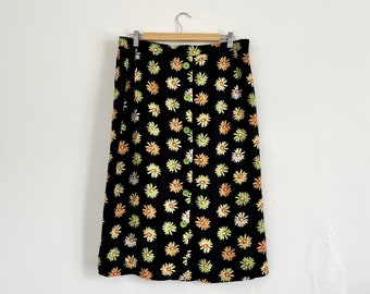Black cord skirt size 16 sale