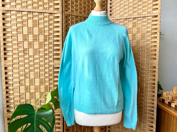 Turquoise mock turtleneck hotsell