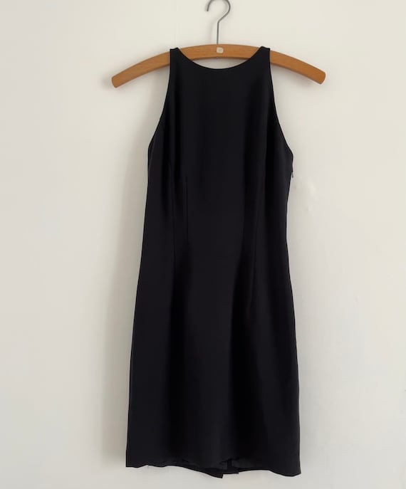 black sheath dress petite NY Collection Petite 3/4 Sleeve Shawl Collar Dress Fire Red / 10P main image 1