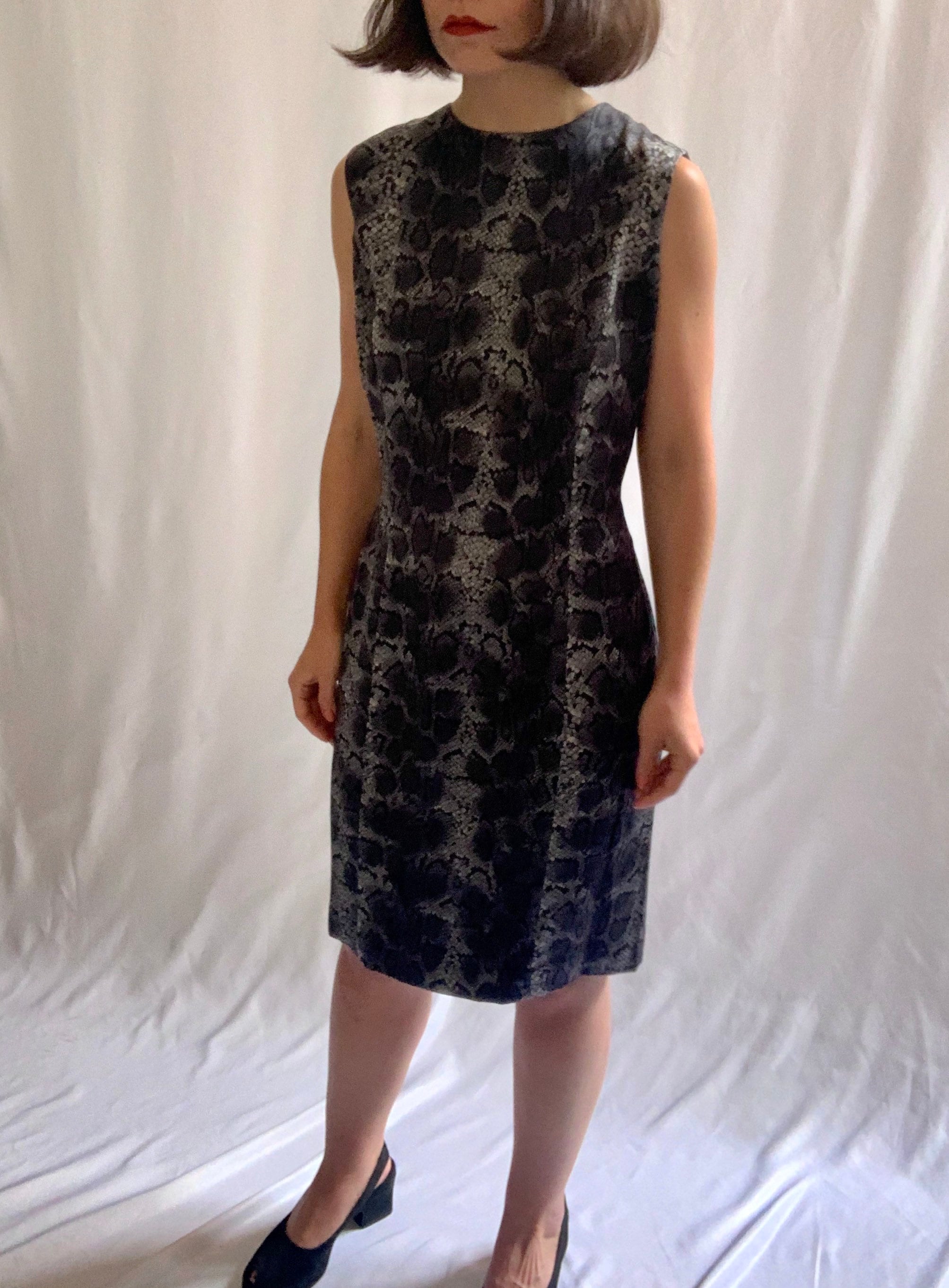 Short snake deals print dress
