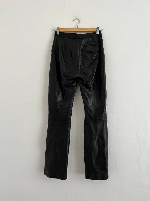 Leather trousers best sale size 8