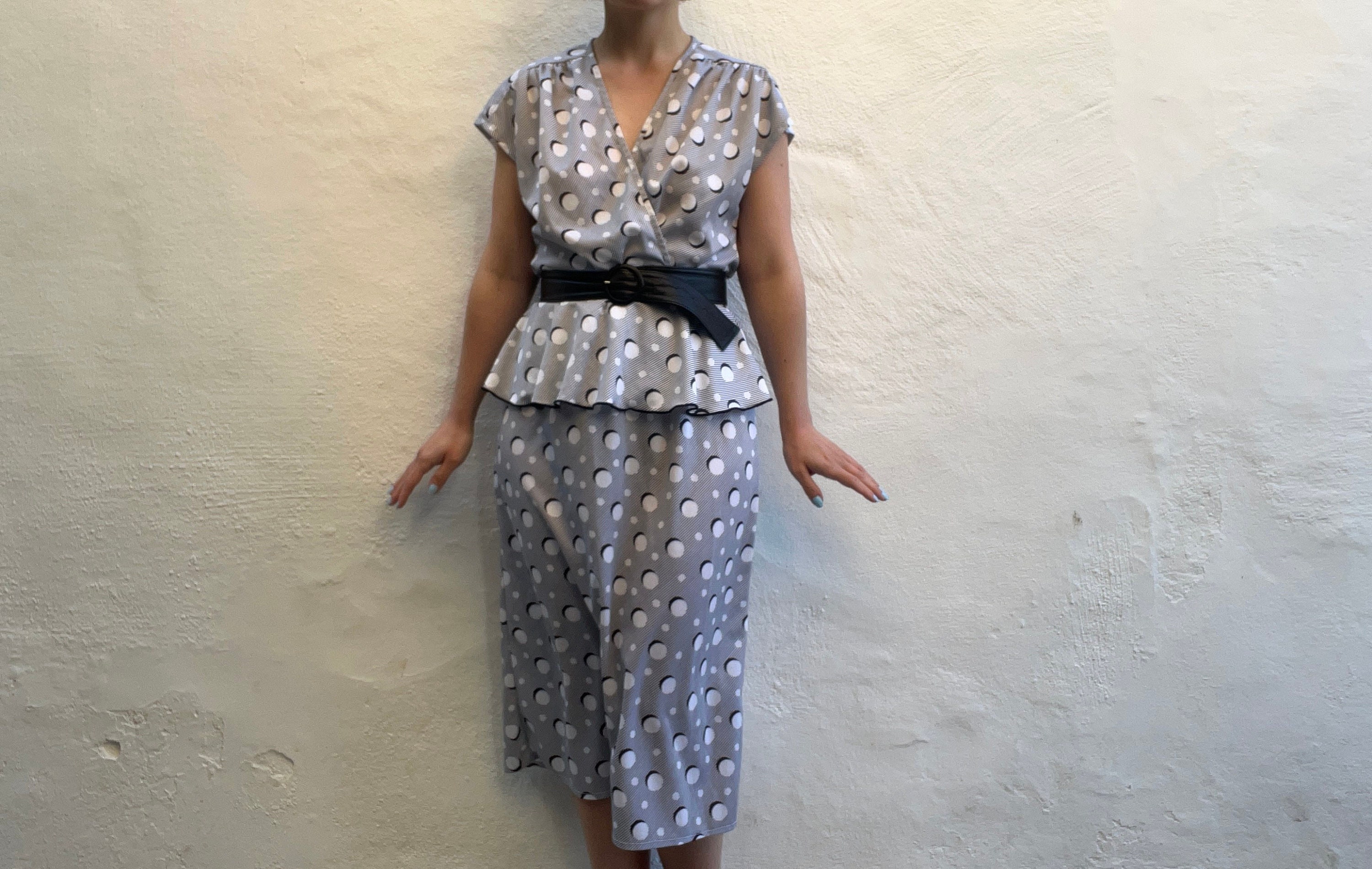 Peplum Pencil Dress - Etsy UK