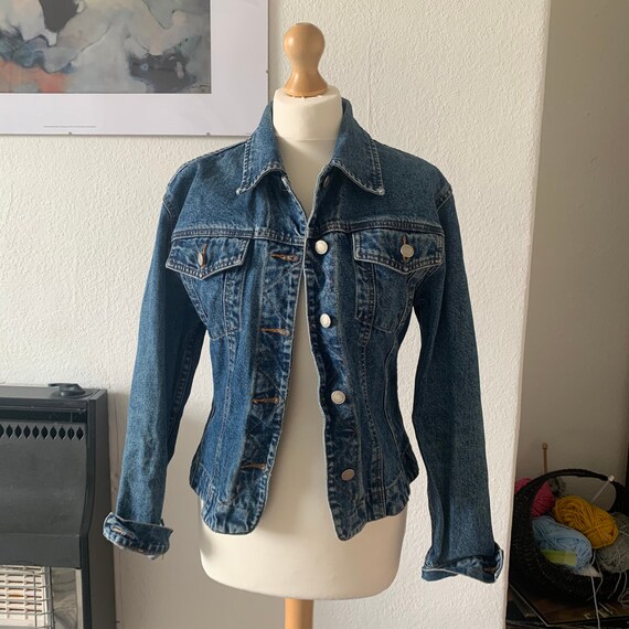 Genuine Vintage 90s Fitted Blue Denim 