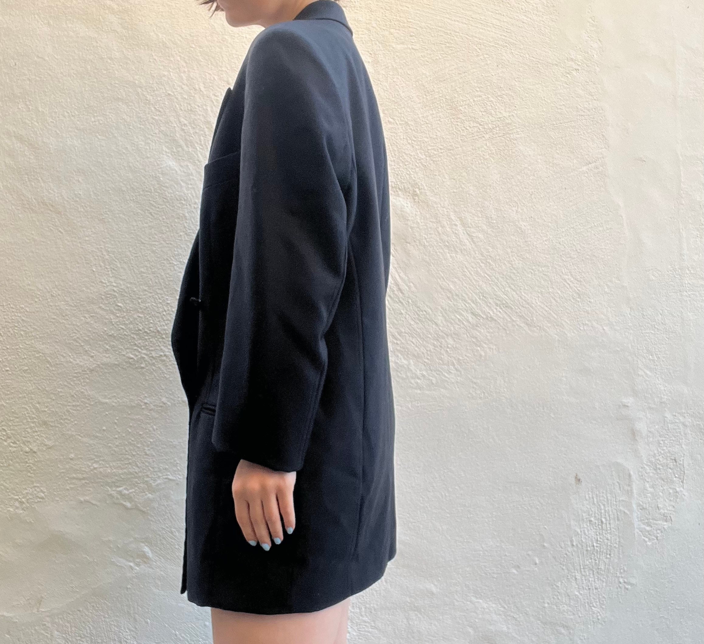 1980s 1990s Pure New Wool Exquisite Quality Tuxedo Blazer 1980s 1990s Pure New Wool Exquisite Quality Tuxedo Blazer