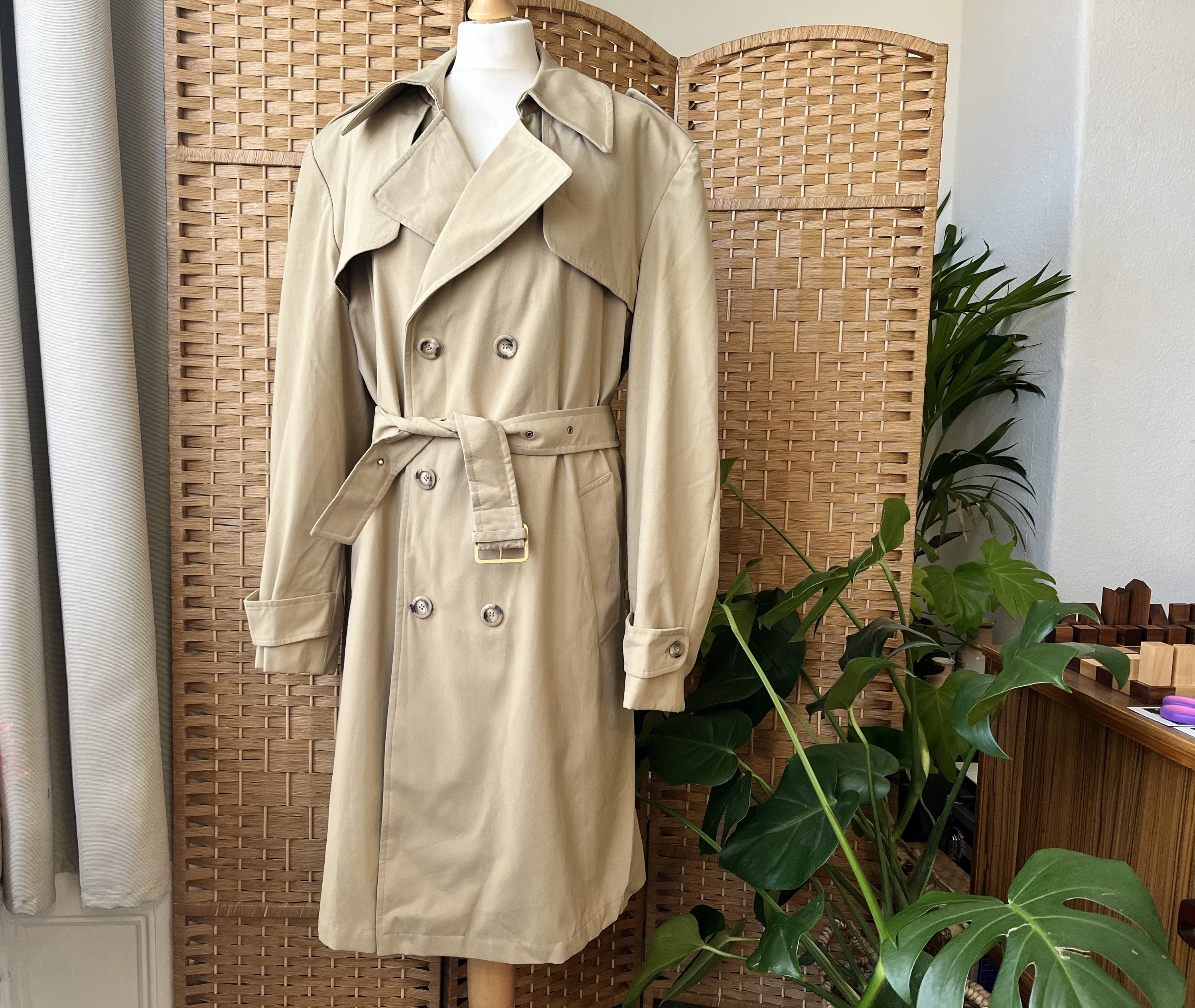 70s Burberry Trench - Etsy