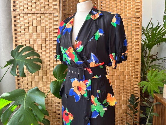 1980s Mondi dress S 10 // Vintage designer large … - image 8