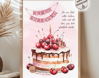 Geburtstag Geldgeschenk Last Minute Geschenk zum Geburtstag PDF Download Sofort Geschenk Geburtstagsgeschenk Geld Geschenk Geburtstag