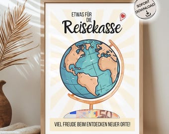 Regalo de dinero Fondo de viaje Regalo de último minuto Descarga instantánea Regalo de dinero para viajes Regalo de cumpleaños Regala dinero para el viaje