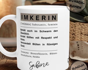 Beekeeper gift personalized mug beekeeper graduation beekeeping coffee mug definition beekeeper gift bee friends bee beekeeper