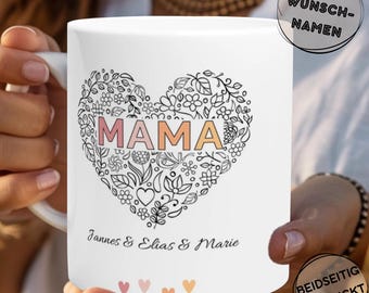Regalos para mamás Taza mamá Taza mamá Regalo para mamá Taza mamá niño mamá personalizada Regalos personalizados taza madres
