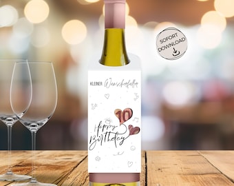 Geldgeschenk Geburtstag | Geburtstagsgeschenk | Last Minute Geschenk zum Geburtstag PDF Sofort Download | Geschenk | kleiner Wunscherfüller