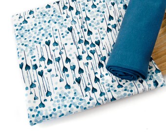 Fabrics cotton jersey anchor panel Hilco