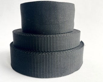 Gurtband schwarz 25 | 40 | 50mm Polypropylen Golfband Prym für Taschen, Rucksäche und Gürtel