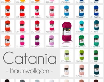 Baumwollgarn Catania viele Farben Schachenmayr 59EUR/kg