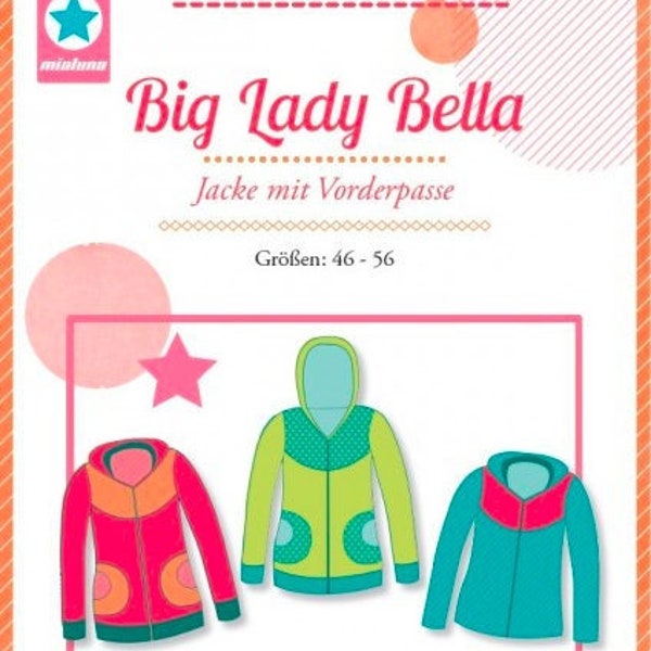 Papierschnittmuster „Big Lady Bella – Jacke" mialuna / farbenmix