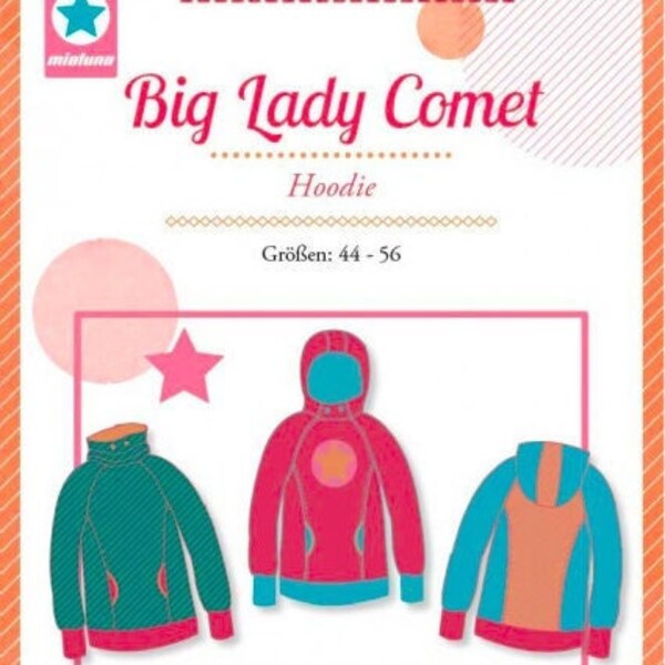 Papierschnittmuster „Big Lady Comet" mialuna / farbenmix