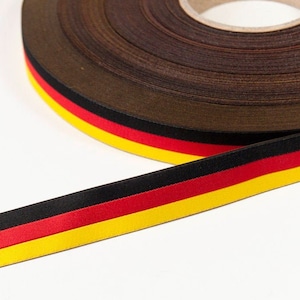 Germany flag woven ribbon black/red/gold image 1