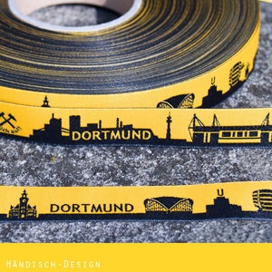 Dortmund Skyline Webband schwarz/gelb und schwarz/weiß schwarz/gelb