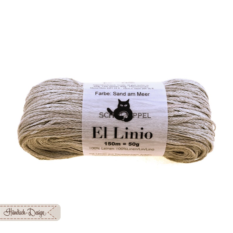 50g 100/% linen El Linio Sand by the sea Schoppel 13,90EUR100g