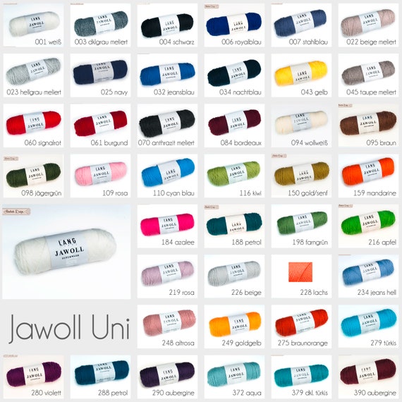 Buy JAWOLL Sock Yarn, Many Colors, LANG YARNS, for Knitting Socks, Thin 4-ply Sock Yarn Online in India