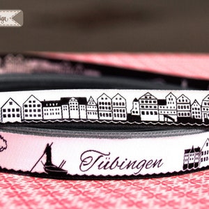 Tübingen Skyline Webband schwarz/weiß weinrot/weiß braun/beige rot/gelb