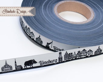 Lüneburg Skyline webbing black/white