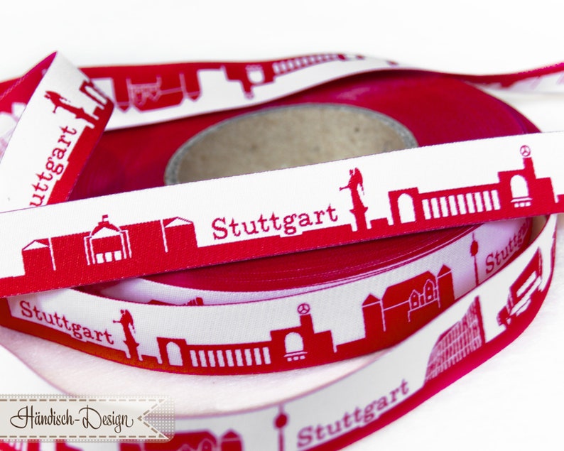 ribbon set, Händisch, 1m, Stuttgart skyline image 6