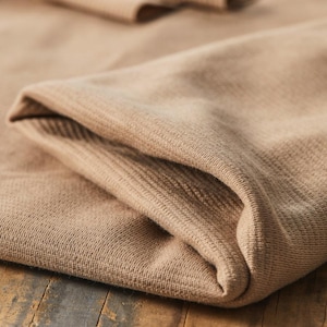 Organic Wool Ottoman | dune | Sweatshirt knit fabric | mind the maker 0.50 m/0.54 yd | Cotton + Wool