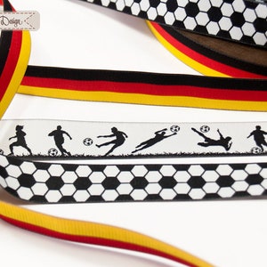 Germany flag woven ribbon black/red/gold image 2