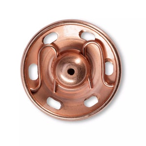 Druckknöpfe zum Annähen rosègold Metall 15mm 21mm Prym