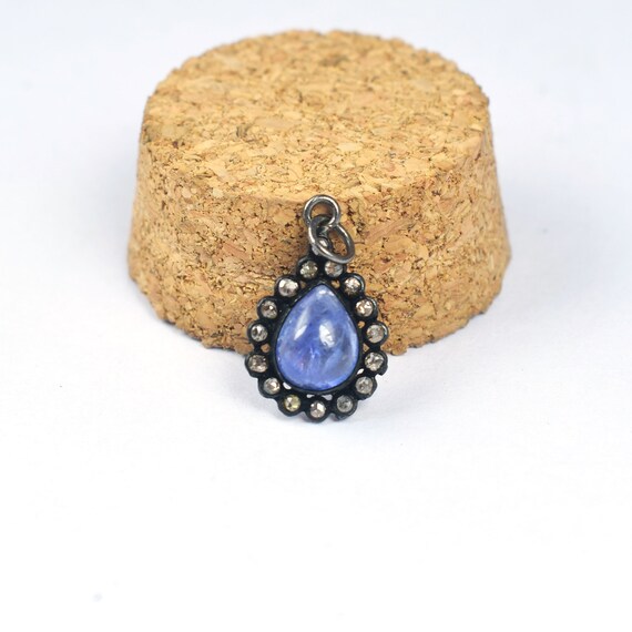 You Choose 1 Pc Pave Diamond Round Shape Pendant Charm Pendant 925 Sterling VermeilSilver Single Bail Pendant DJ259 Excellent Quality