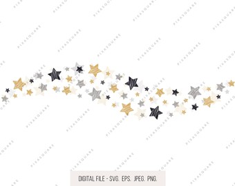 Wishing Star Clipart Etsy