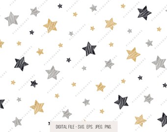 Wishing Star Clipart Etsy